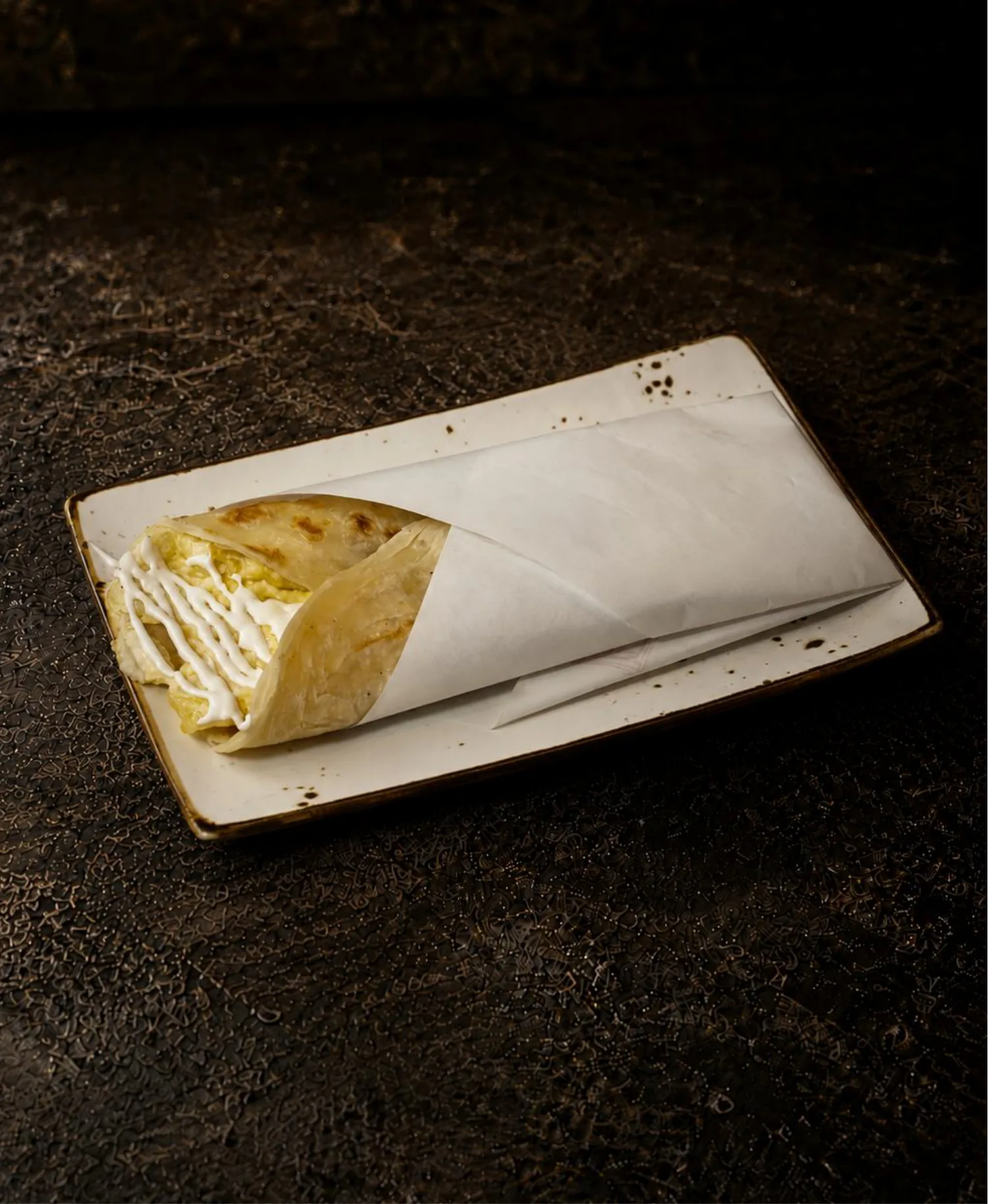 PARATHA EGG & CHEESE